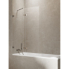NZ4 PARAWAN NAWANNOWY AVEXA GUNMETAL BRUSHED 1D L 140x150 CZYSTE 6mm POWŁOKA GUNMETAL SZCZOTKOWANY NEW TRENDY EXK-3529