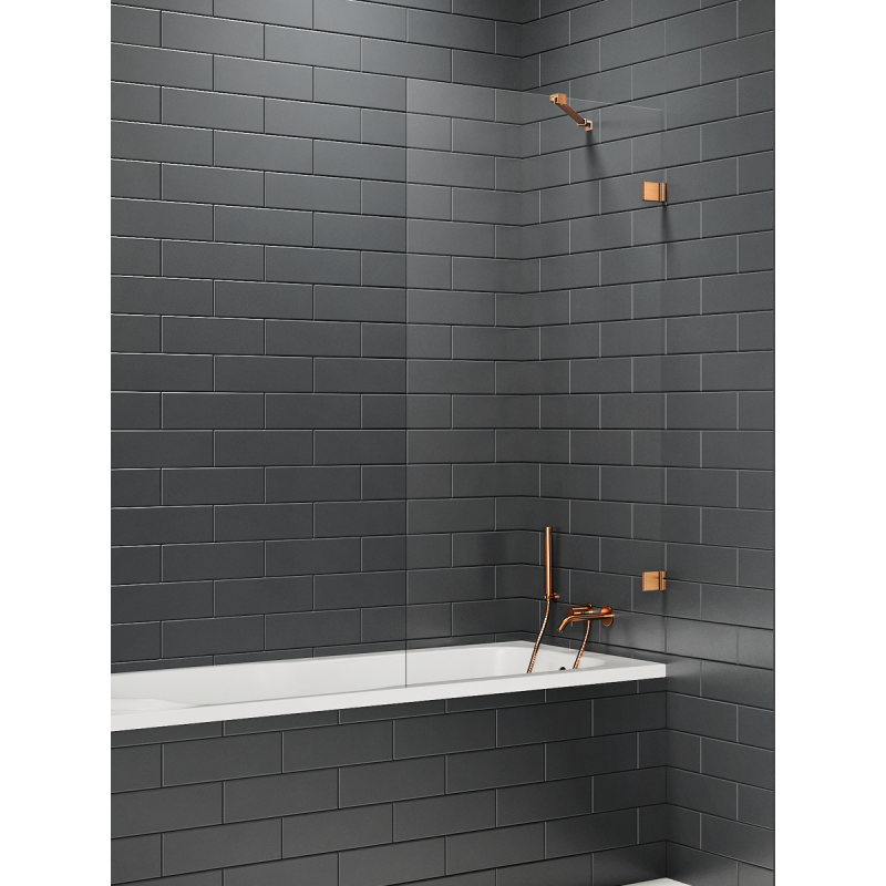 NZ4 PARAWAN NAWANNOWY AVEXA COPPER BRUSHED U 50x150 CZYSTE 6mm POWŁOKA COPPER SZCZOTKOWANY NEW TRENDY EXK-3802