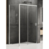 KABINA PRIME 1D PROSTOKĄTNA L 100x80x200 CZYSTE 6mm POWŁOKA CHROM POŁYSK NEW TRENDY K-1197