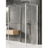 NZ2 KABINA PRIME 1D PROSTOKĄTNA PRZYŚCIENNA L 100x110x200 CZYSTE 6mm POWŁOKA CHROM POŁYSK NEW TRENDY K-1588