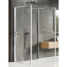 NZ2 KABINA PRIME 1D PROSTOKĄTNA PRZYŚCIENNA P 120x110x200 CZYSTE 6mm POWŁOKA CHROM POŁYSK NEW TRENDY K-1598