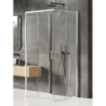 NZ2 KABINA PRIME 2D PROSTOKĄTNA PRZYŚCIENNA P 100x90x200 CZYSTE 6mm POWŁOKA CHROM POŁYSK NEW TRENDY K-1521