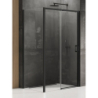 KABINA PRIME BLACK 1D PROSTOKĄTNA L 120x90x200 CZYSTE 6mm POWŁOKA CZARNY MAT NEW TRENDY K-1286