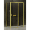 NZ4 KABINA PRIME LIGHT GOLD 1D PROSTOKĄTNA PRZYŚCIENNA P 140x90x200 CZYSTE 6mm POWŁOKA LIGHT GOLD POŁYSK NEW TRENDY K-1146