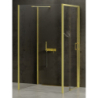 NZ4 KABINA PRIME LIGHT GOLD 1D PROSTOKĄTNA PRZYŚCIENNA L 100x90x200 CZYSTE 6mm POWŁOKA LIGHT GOLD POŁYSK NEW TRENDY K-1494