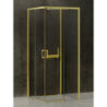 NZ4 KABINA PRIME LIGHT GOLD 2D PROSTOKĄTNA PRZYŚCIENNA L 90x70x200 CZYSTE 6mm POWŁOKA LIGHT GOLD POŁYSK NEW TRENDY K-1188