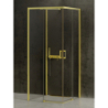 NZ4 KABINA PRIME LIGHT GOLD 2D PROSTOKĄTNA PRZYŚCIENNA P 70x90x200 CZYSTE 6mm POWŁOKA LIGHT GOLD POŁYSK NEW TRENDY K-1546