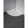 BRODZIK NEW CANTARE PÓŁOKRĄGŁY BIAŁY AKRYLOWY 80x80x4,5 BIAŁY   NEW TRENDY B-0381