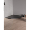 BRODZIK NEX SHADE PIĘCIOKĄTNY ANTRACYT - STRUKTURA KONGLOMERATOWY 90x90x3,5 ANTRACYT STRUKTURA NEW TRENDY B-0499
