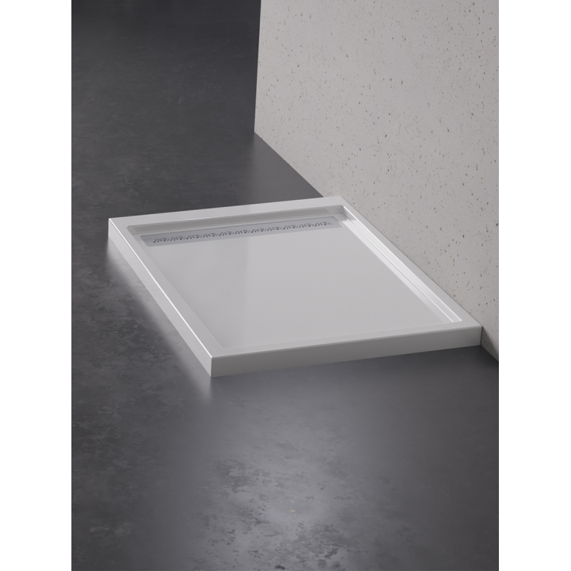 ODWODNIENIE VISIO SLIM PROSTOKĄTNY CHROM 90 CHROM POŁYSK NEW TRENDY OL-0069