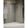 NZ2 KABINA NEW SOLEO LIGHT GOLD 2D PROSTOKĄTNA U 70x90x195 CZYSTE 6mm POWŁOKA LIGHT GOLD POŁYSK NEW TRENDY K-1877