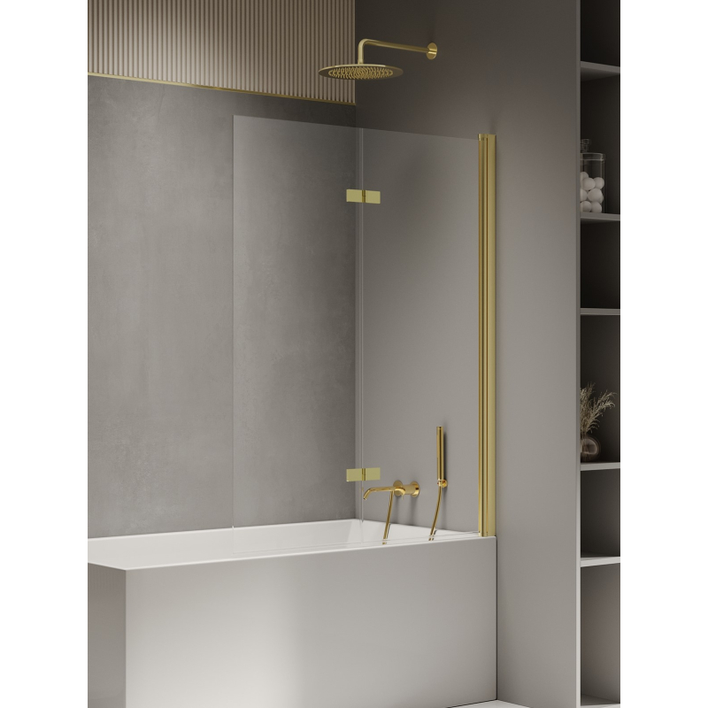 PARAWAN NAWANNOWY NEW SOLEO LIGHT GOLD P 120x140 CZYSTE 6mm POWŁOKA LIGHT GOLD POŁYSK NEW TRENDY P-0108