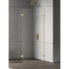 KABINA EVENTA GOLD SHINE ŚCIANKA U 80x200 CZYSTE 8mm POWŁOKA GOLD SHINE POŁYSK NEW TRENDY EXK-4851