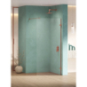 KABINA EVENTA COPPER SHINE WALK-IN U 110x200 CZYSTE 8mm POWŁOKA COPPER POŁYSK NEW TRENDY EXK-6524