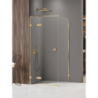 KABINA AVEXA GOLD SHINE XR 1D PROSTOKĄTNA P 90x100x200 CZYSTE 6mm POWŁOKA GOLD SHINE POŁYSK/RADEŁKO NEW TRENDY EXK-6789
