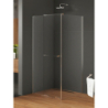 KABINA SMART 1D KWADRATOWA U 100x100x200 CZYSTE 8mm POWŁOKA ,RELING CHROM POŁYSK NEW TRENDY EXK-6588