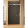 NZ4 DRZWI WNĘKOWE SOFTI X 1D L 180x200 CZYSTE 8mm POWŁOKA CHROM POŁYSK NEW TRENDY EXK-5264