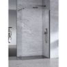 KABINA NESTA BLACK WALK-IN U 140x200 CZYSTE 8mm POWŁOKA CZARNY MAT NEW TRENDY K-1729