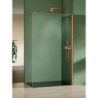KABINA NESTA COPPER BRUSHED WALK-IN U 80x200 CZYSTE 8mm POWŁOKA COPPER SZCZOTKOWANY NEW TRENDY K-1747