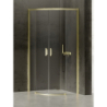 KABINA PÓŁOKRĄGŁA PRIME LIGHT GOLD 2D PÓŁOKRĄGŁA  80x80x200   POWŁOKA LIGHT GOLD POŁYSK NEW TRENDY K-3558
