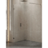 NZ4 KABINA AVEXA GUNMETAL BRUSHED WALK-IN  130x200 CZYSTE 8mm POWŁOKA GUNMETAL SZCZOTKOWANY NEW TRENDY EXK-7106