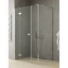 NZ4 KABINA REFLEXA 1D PROSTOKĄTNA L 130x90x200 CZYSTE 6mm POWŁOKA CHROM POŁYSK NEW TRENDY EXK-5092