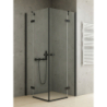 NZ2 KABINA REFLEXA BLACK 2D PROSTOKĄTNA  120x80x200 CZYSTE 6mm POWŁOKA CZARNY MAT NEW TRENDY EXK-4992