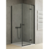 NZ2 KABINA REFLEXA BLACK 1D PROSTOKĄTNA P 90x70x200 CZYSTE 6mm POWŁOKA CZARNY MAT NEW TRENDY EXK-4925