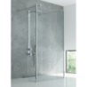 KABINA NEW MODUS ŚCIANKA U 110x200 CZYSTE 8mm POWŁOKA CHROM POŁYSK NEW TRENDY EXK-5500