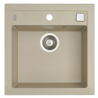 FORMIC 20 kol. 02 pebble (52x51) zlew Granital+ 1kom. z syfonem POP-UP ALVEUS 4402002