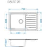 GALEO 20 790x500 zlew wpuszczany z syfonem ALVEUS 1128553