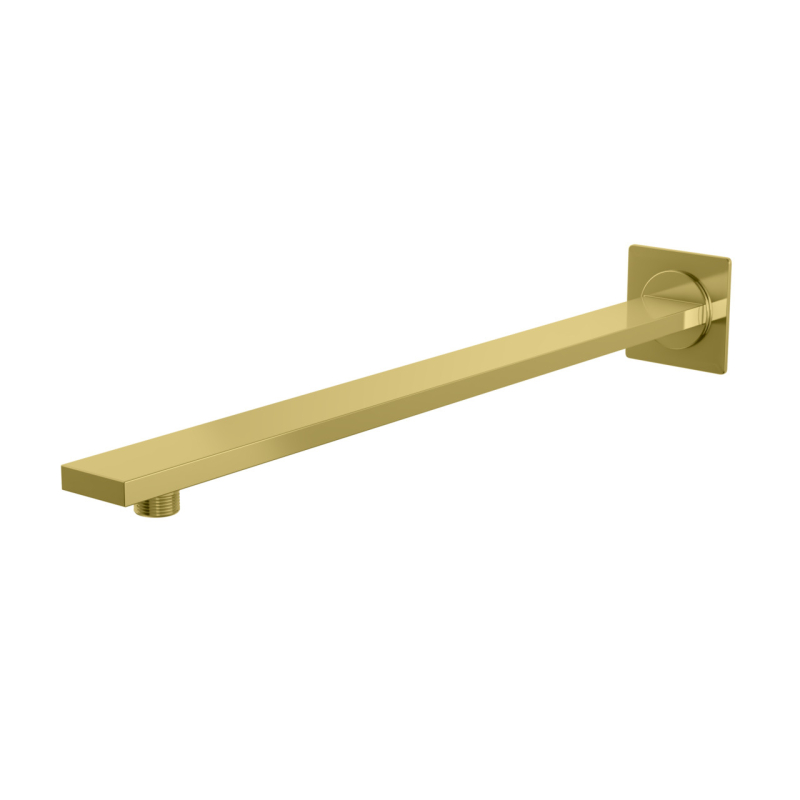 Ramię ścienne do deszczownicy kwadratowe - 38 cm EXPERIENCE GOLD KOHLMAN WQEGD
