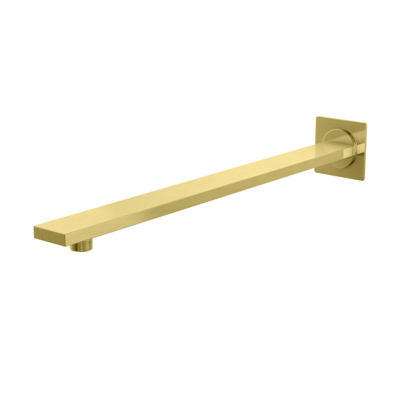 Ramię ścienne do deszczownicy kwadratowe - 38 cm EXPERIENCE BRUSHED GOLD KOHLMAN WQEGDB