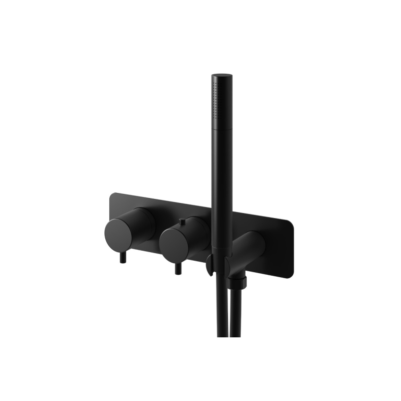 Podtynkowa bateria wannowa AXEL BLACK KOHLMAN QW265AB