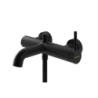 Natynkowa bateria wannowo-prysznicowa natynkowa AXEL BLACK KOHLMAN QW110AB