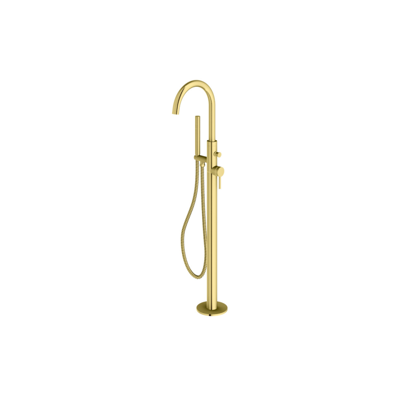 Bateria wannowa wolnostojąca z obrotową wylewką AXEL GOLD KOHLMAN QF1165AGD