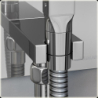 Bateria bidetowa podtynkowa AXIS KOHLMAN QW138N
