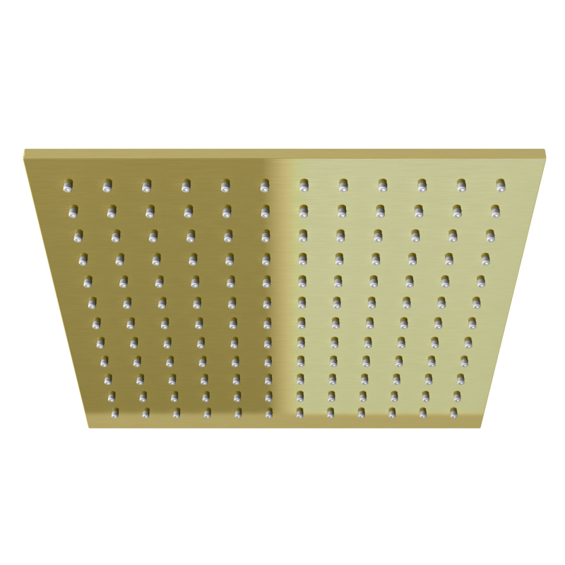 Deszczownica kwadratowa 30 x 30 cm EXPERIENCE BRUSHED GOLD KOHLMAN Q30EGDB