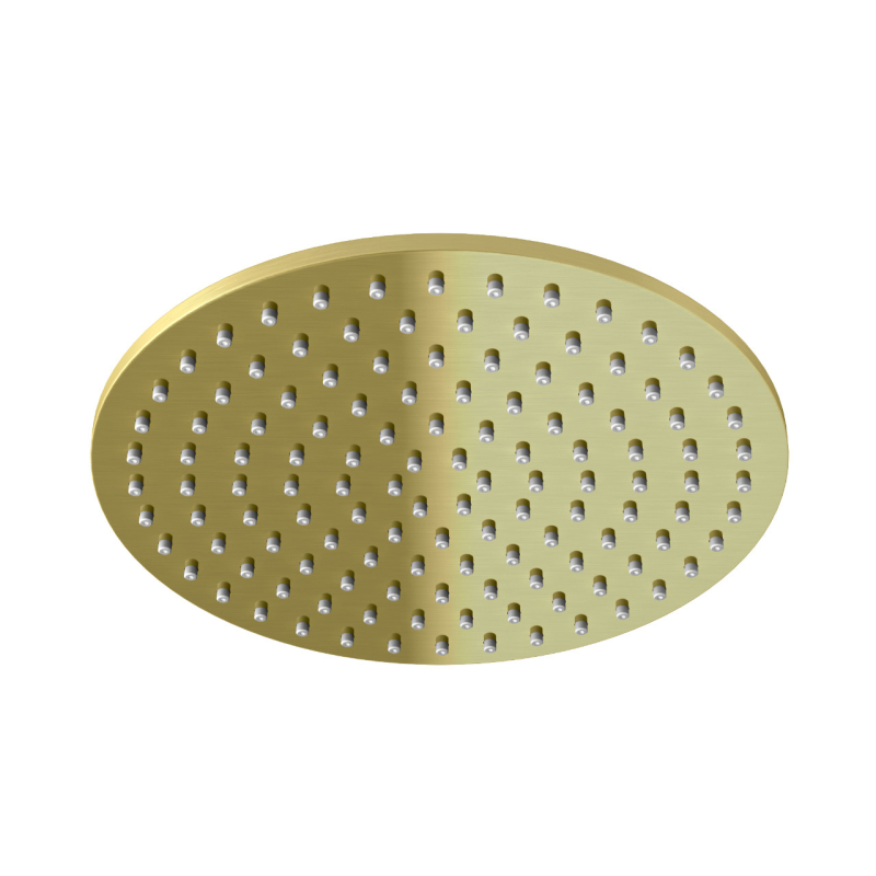 Deszczownica okrągła 25 cm EXPERIENCE BRUSHED GOLD KOHLMAN R25EGDB