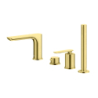 4-otworowa bateria wannowa EXPERIENCE BRUSHED GOLD KOHLMAN QB244EGDB
