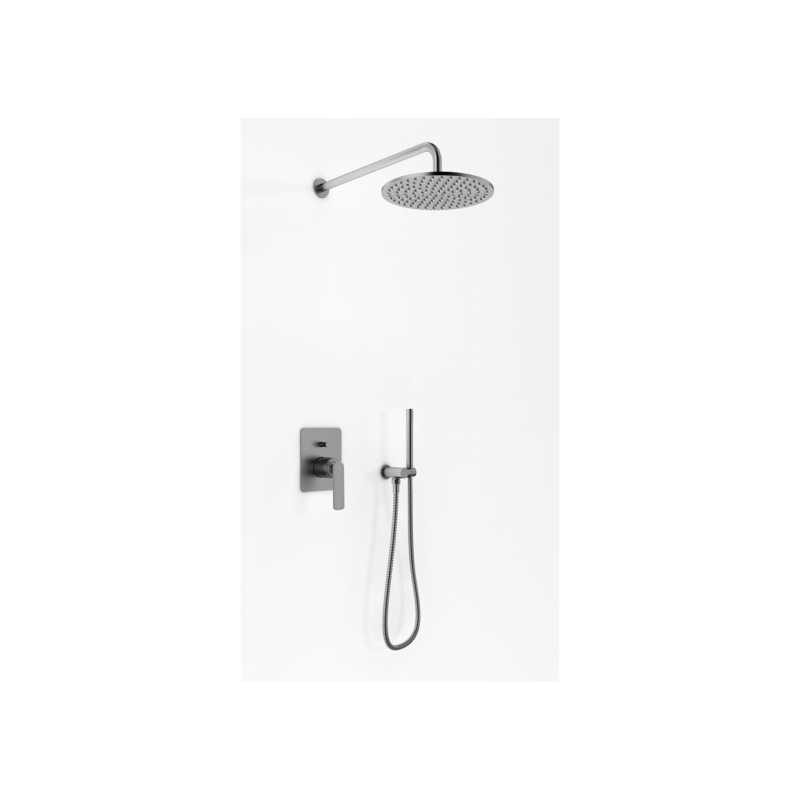 Zestaw prysznicowy z deszczownicą 30cm i słuchawką EXPERIENCE GRAY KOHLMAN QW210EGR30