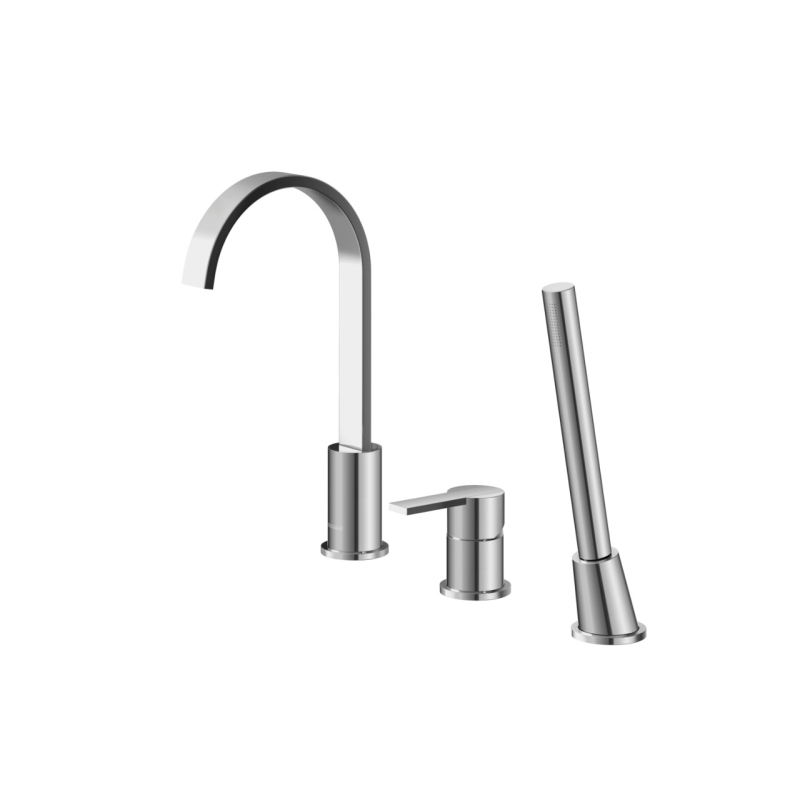 3-otworowa bateria wannowa z mieszaczem GIXS KOHLMAN QB241G