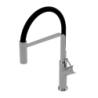 Bateria kuchenna, chrom połysk/czarny mat VITA OMNIRES VI6350BLCR