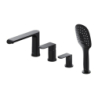 Bateria wannowa 4-otworowa, czarny mat SACRAMENTO OMNIRES SC2332BL