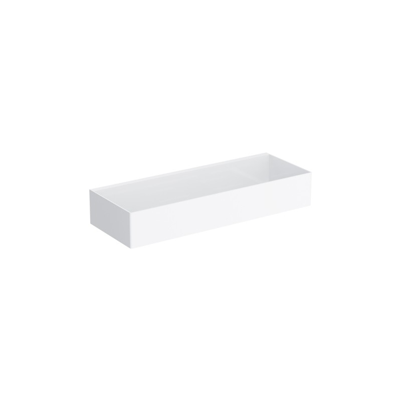 Koszyk prysznicowy, 30 x 5 x 11 cm, biały mat UNI OMNIRES UN10335WM
