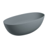 Wanna wolnostojąca, 160 x 75 cm, ash grey mat SHELL M+ OMNIRES SHELLWWAG