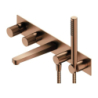 Bateria wannowa 5-otworowa podtynkowa, miedź szczotkowana CONTOUR OMNIRES CT8037-1CPB