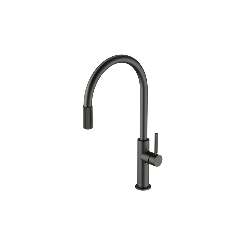 Bateria kuchenna z zestawem filtrującym, grafit szczotkowany SWITCH OMNIRES SW9057-FD1GR
