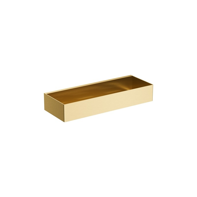 Koszyk prysznicowy, 30 x 5 x 11 cm, złoty szczotkowany UNI OMNIRES UN10335GLB