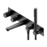 Bateria wannowa 5-otworowa podtynkowa, antracyt szczotkowany CONTOUR OMNIRES CT8037-1AT